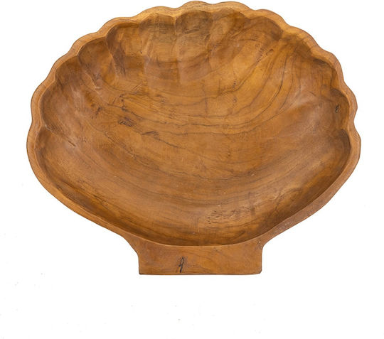 Artekko Διακοσμητική Πιατέλα Ξύλινη Καφέ 30x25x3εκ. Artekko Διακοσμητική Πιατέλα Ξύλινη Καφέ 30x25x3εκ.