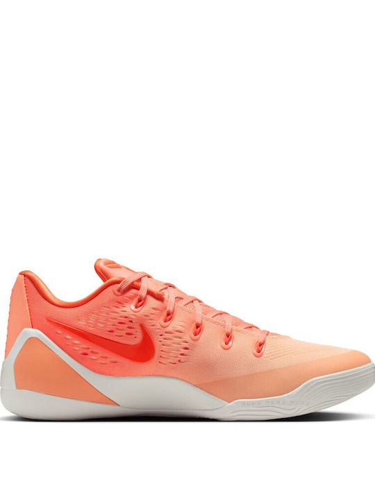 Kobe 9 EM Elite Low EM Protro WNBA Low Basketball Shoes Orange Frost Brilliant Orange Summit White Ice Peach