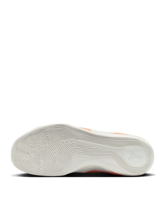 Kobe 9 EM Elite Low EM Protro WNBA Low Basketball Shoes Orange Frost Brilliant Orange Summit White Ice Peach