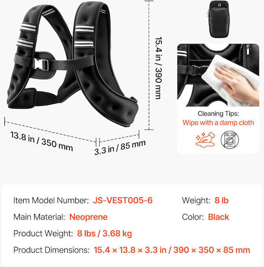 Vevor Γιλέκο με Βάρος 3.7kg
