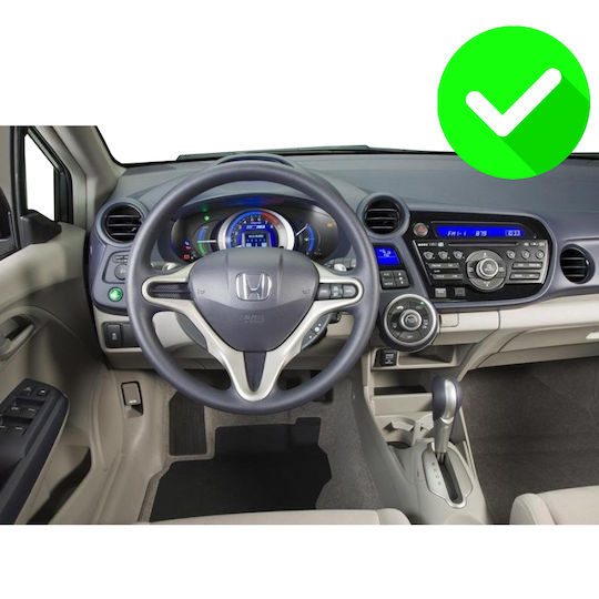 Carmedia Car Audio System for Honda Insight 2009-2014 Bluetooth USB WiFi GPS Apple CarPlay Android Auto with 9" Touch Screen