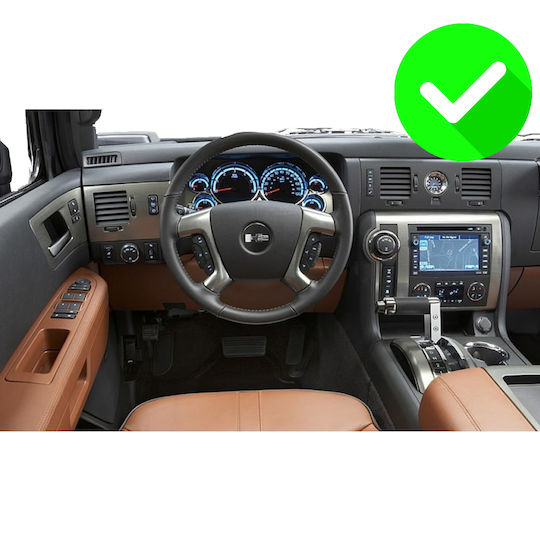 Carmedia Ηχοσύστημα Αυτοκινήτου Hummer H2 2008-2009 (Bluetooth/USB/WiFi/GPS/Apple-Carplay/Android-Auto) με Οθόνη Αφής 9"