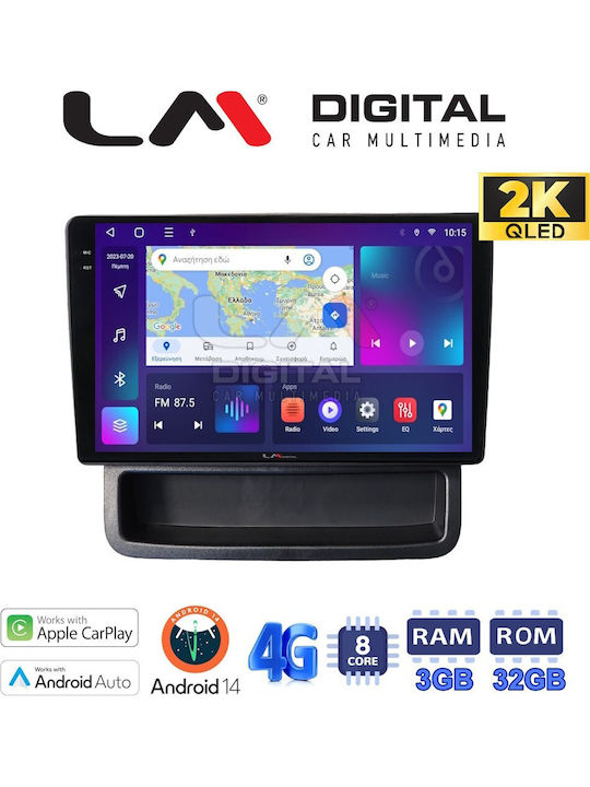 LM Digital Auto-Audiosystem für Opel Vivaro Renault Verkehr Nissan Primastar 2010 > 2014 (Bluetooth/USB/WiFi/GPS/Apple-Carplay/Android-Auto)