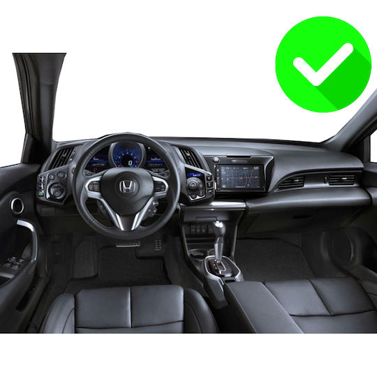Carmedia Ηχοσύστημα Αυτοκινήτου για Honda CR-Z 2010-2016 (Bluetooth/USB/WiFi/GPS/Apple-Carplay/Android-Auto) με Οθόνη Αφής 9"