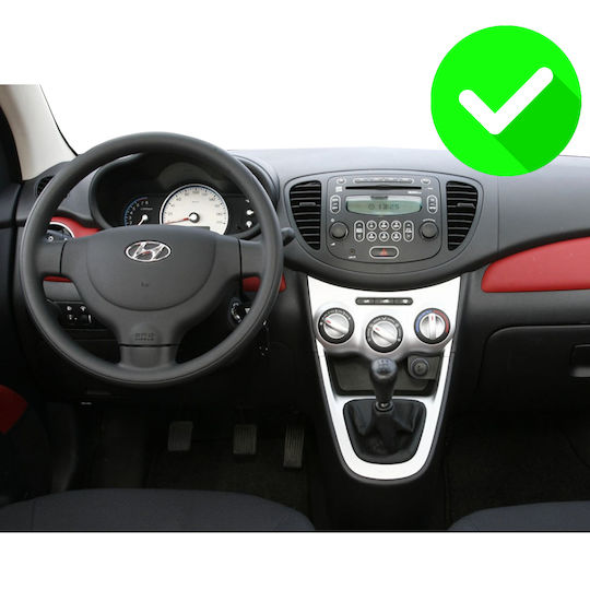 Carmedia Car Audio System for Hyundai i10 2008-2013 (Bluetooth/USB/WiFi/GPS/Apple-Carplay/Android-Auto) with Touch Screen 9"