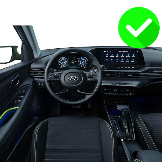 Carmedia Car Audio System for Hyundai i20 2021 (Bluetooth/USB/WiFi/GPS/Apple-Carplay/Android-Auto) with Touch Screen 12.3"