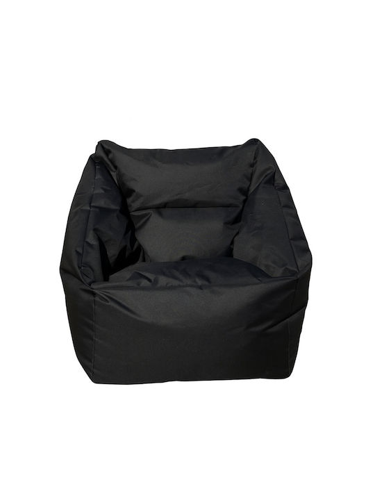 Bean Bag Pear Waterproof Black 60x40x70cm