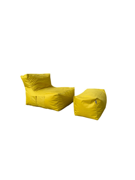 SteweHome Sitzsack Vielseitig Wasserdichte Gelbe 75x65x70cm