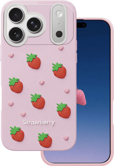 Strawberry Case Iphone 17 Pro Max 6 9'' Pink