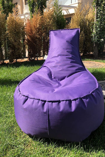 Bean Bag Pear Waterproof Green 70x40x55cm