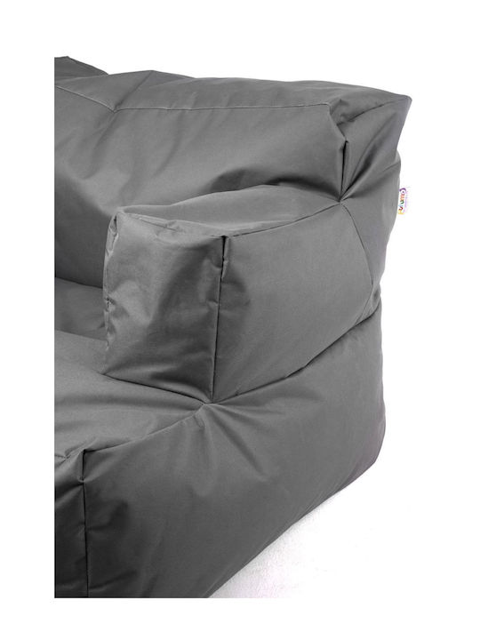 Bean Bag Chair Waterproof Gray 80x80x70cm