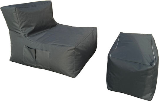 SteweHome Sitzsack Vielseitig Wasserdicht Graue 75x65x70cm