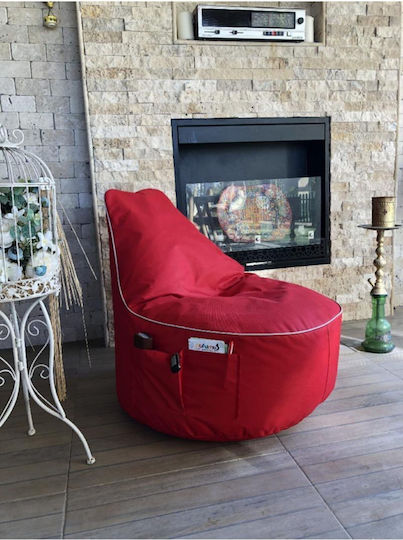 Bean Bag Chair Waterproof Red 40x60x70cm