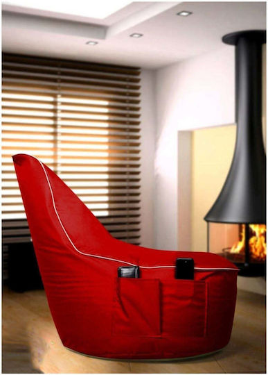 Pouf Sessel Weiß