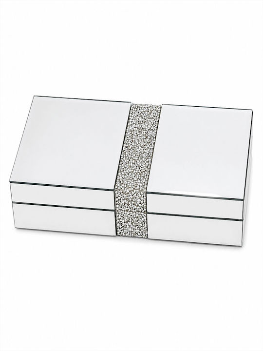 La Belle Maison Decorative Glass Box D2032-2 25.5x11x6.5cm