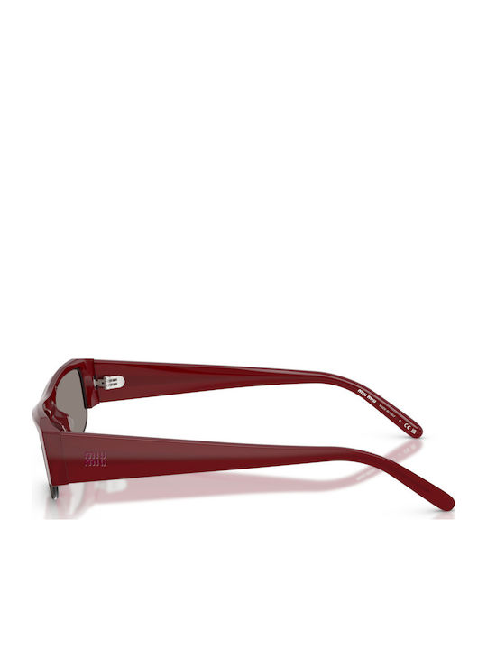 Miu Miu Women's Sunglasses with Red Frame and Red Lens MU B07S