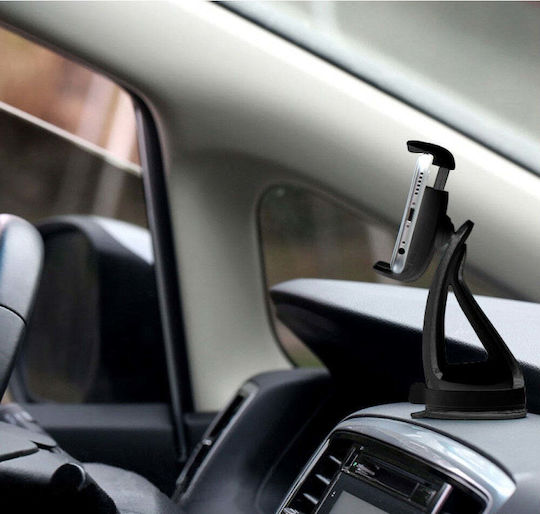 Techly iSmart Vent 51 Car Mobile Mount with Adjustable Hooks Black