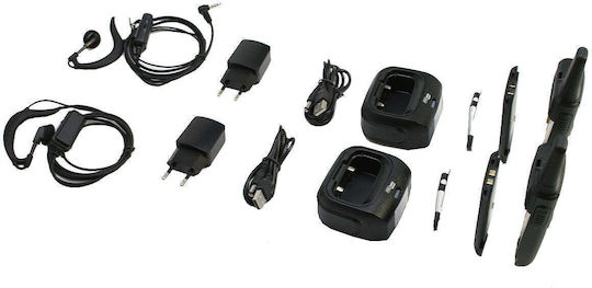 Polmar Gemini Transmițător Wireless PMR cu Ecran Monocrom Set 2buc