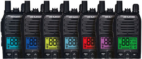 Polmar Kayak PMR446 Ασύρματος Πομποδέκτης PMR με Έγχρωμη Οθόνη