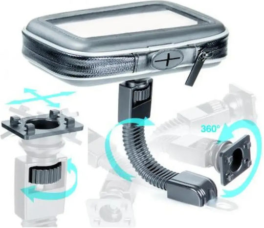 Mount Phone Motorcycle with Waterproof Case 6.8" for Mirror