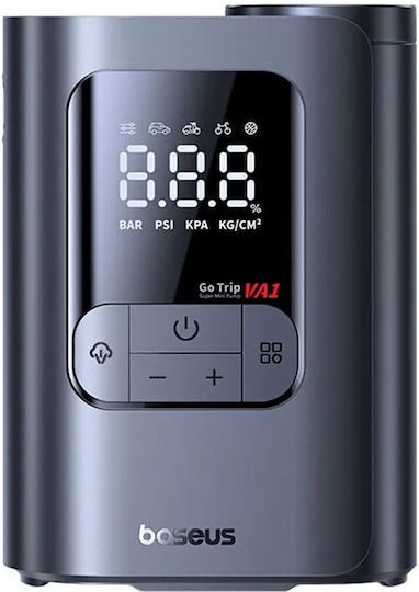 Baseus Τρόμπα Αυτοκινήτου VA1 Super Mini Wireless 150PSI με Καλώδιο Αναπτήρα 12V