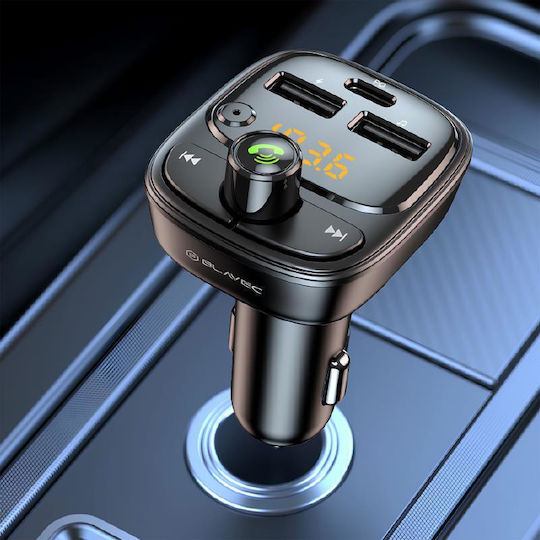 Blavec FM Transmitter Auto mit Bluetooth Typ-C USB