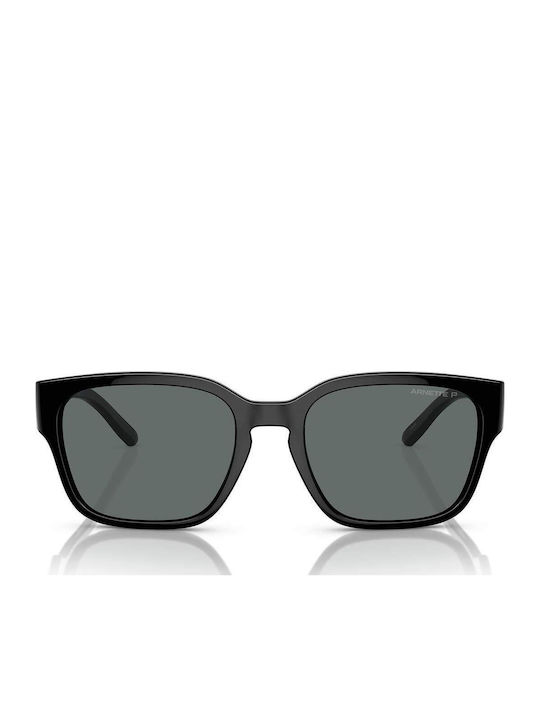 Arnette Men's Sunglasses with Black Plastic Frame and Black Lens