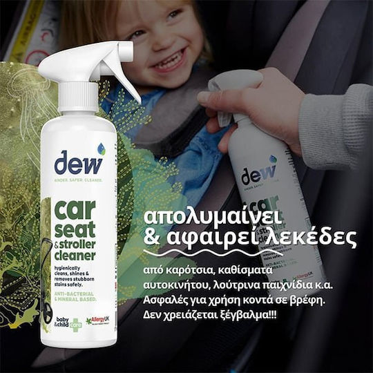 Dew Car Seat & Stroller Cleaner 100% Natural Cleaner & Disinfectant 500ml