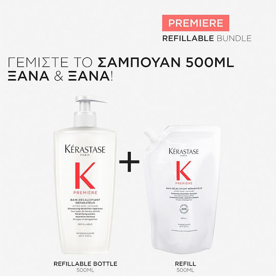 Kérastase Première Σαμπουάν Αναδόμησης/Θρέψης για Ταλαιπωρημένα Μαλλιά 500ml