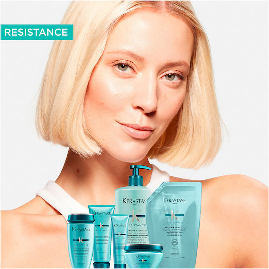 Kérastase Resistance Bain Force Architecte Refill Σαμπουάν Αναδόμησης/Θρέψης & Ενυδάτωσης για Ταλαιπωρημένα Μαλλιά 500ml