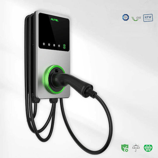 Autel Επιτοίχιος Τριφασικός Σταθμός Φόρτισης 22kW Type 2 (575001)