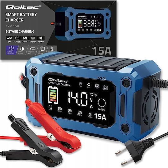 Qoltec Φορτιστής Μπαταρίας Αυτοκινήτου 12V