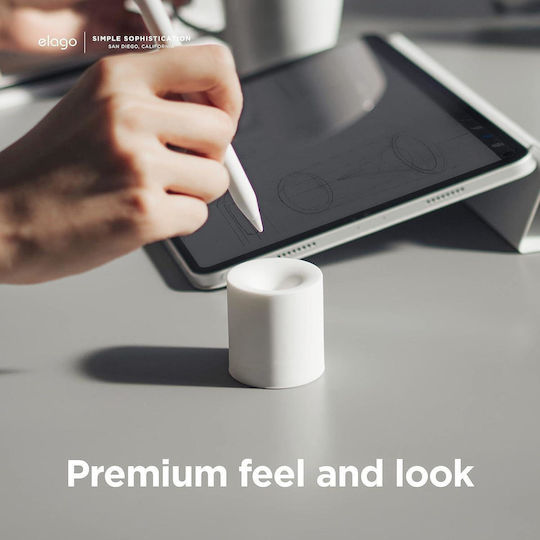 Elago Stylus Base for Apple Pencil White