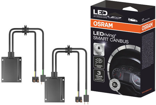 Osram Resistors Canceller Canbus Led H7 Plug & Play 12volt & 24volt Osram Ledriving Smart Canbus Ledsc01-2hfb 2 Pieces