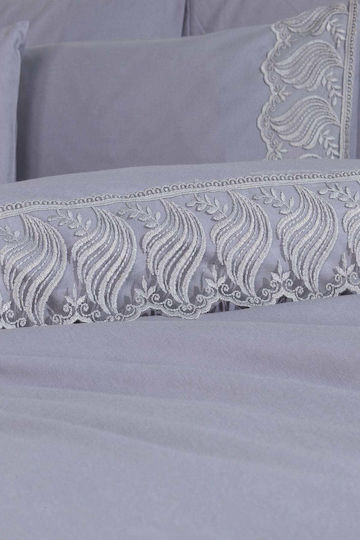 SteweHome Double Set 200x220cm Gray