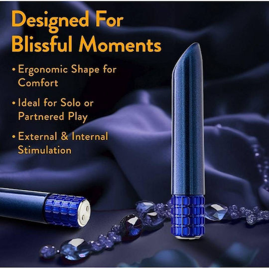 Blush Oh My Gem Mini Δονητής Bullet 12.7cm Μπλε