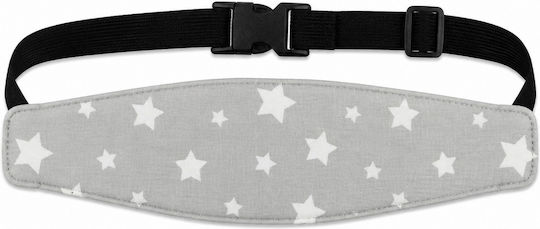 Headband Elastic Safety Tape Gray Stars