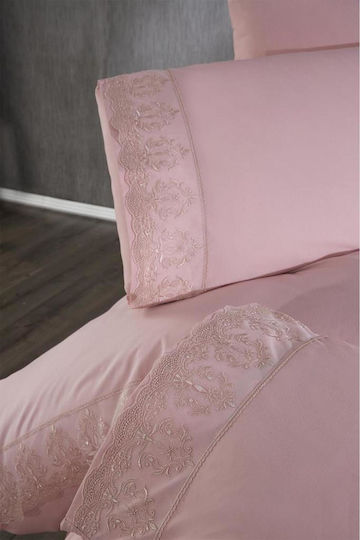 SteweHome Double Set 200x220cm Pink