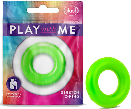 Blush Play With Me Ring Cock Silicone Green