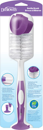 Dr. Brown's Cleaning Brush for Baby Bottles Purple 1pcs
