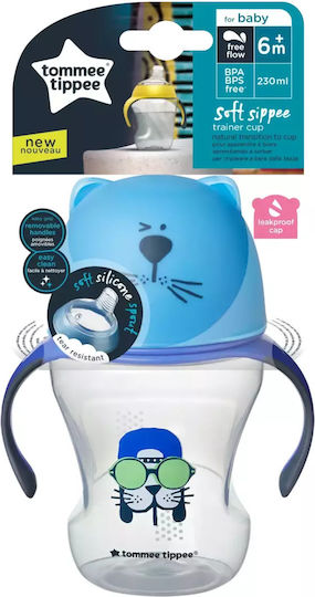 Tommee Tippee Soft Sippee Trainer Cup 6m+ 230ml Blue