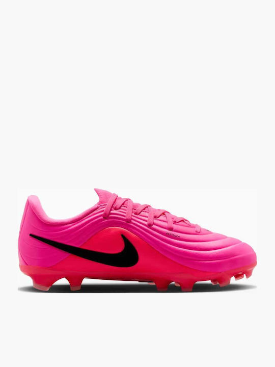 Tiempo FG/MG Kids Soccer Cleats and Shoes with Molded Outsole Pink