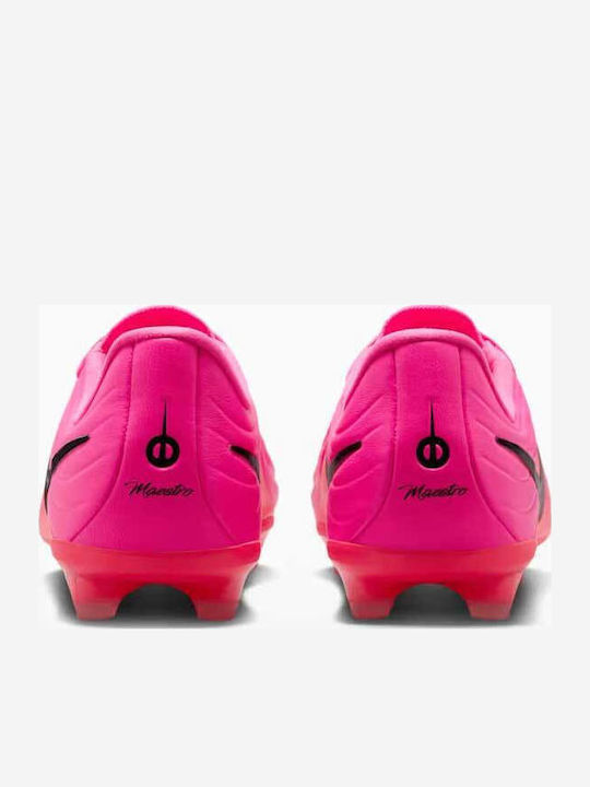 Tiempo FG/MG Kids Soccer Cleats and Shoes with Molded Outsole Pink