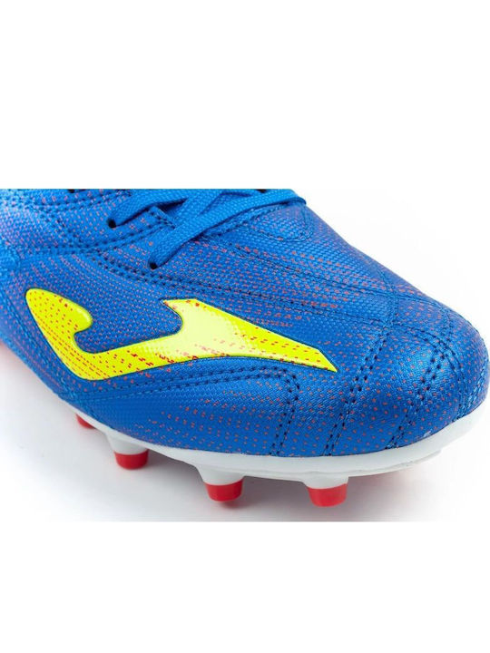 Evolution Jr FG Kids Soccer Cleats & Shoes Molded Outsole Blue