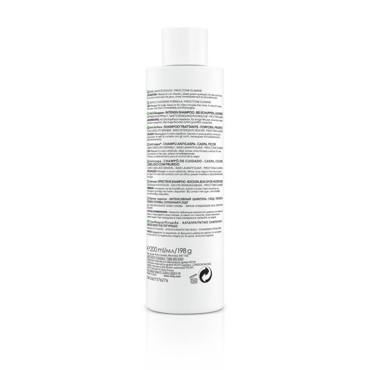 Vichy Dercos Anti Dandruff Sensitive Σαμπουάν για Ευαίσθητο Τριχωτό κατά της Πιτυρίδας & της Ξηροδερμίας για Όλους τους Τύπους Μαλλιών 200ml