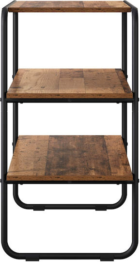 vidaXL Konsolentisch aus Holz & Metall Gebrauchtes Holz M60xB41xH75cm