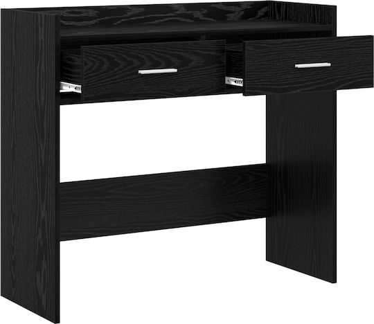 Konsolentisch Aus Holz Schwarze Eiche L90xB35xH80cm