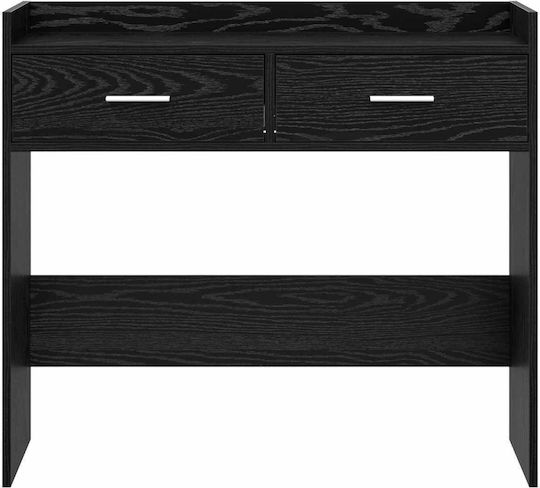 Konsolentisch Aus Holz Schwarze Eiche L90xB35xH80cm