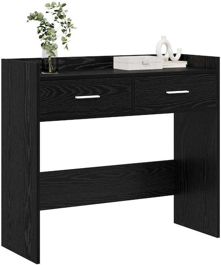 Konsolentisch Aus Holz Schwarze Eiche L90xB35xH80cm