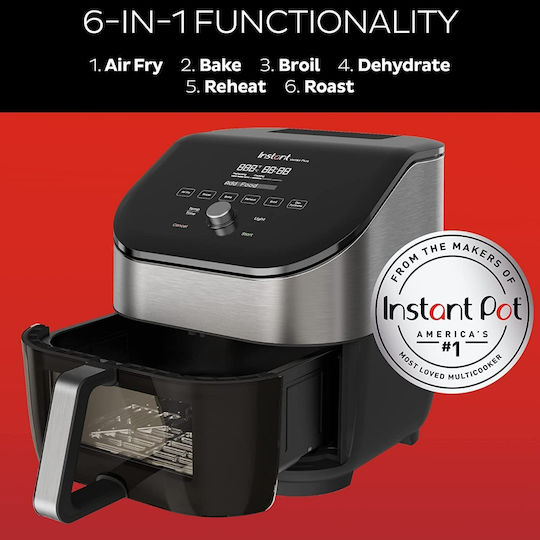 Instant Pot Instant Vortex Plus Air Fryer με Wi-Fi 5.7lt Μαύρο